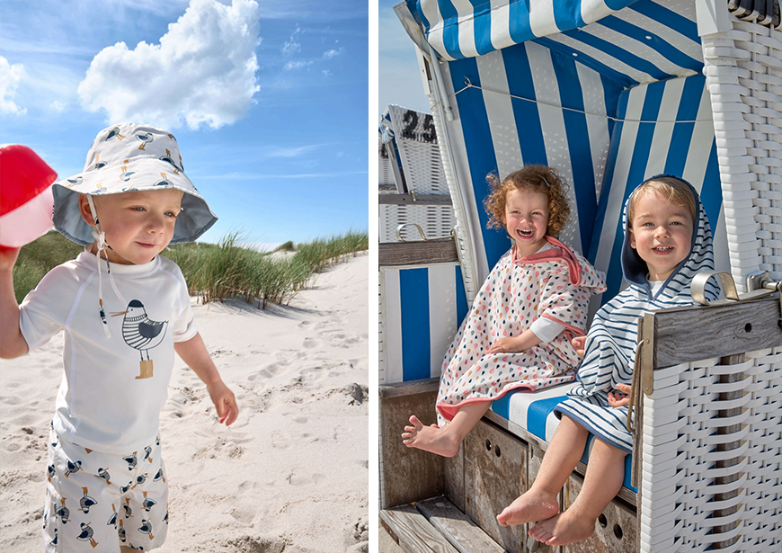 zonnehoedjes splash en fun de kleine zebra zomercollectie 2020